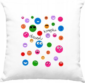 Nappali párna pöttyös játék 2 fehér