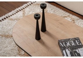 Dohányzóasztal Sable - Sapphire Oak, Fekete