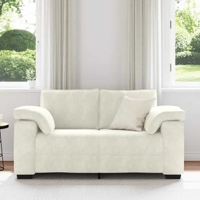 vidaXL krém bársony loveseat kanapé 120 cm