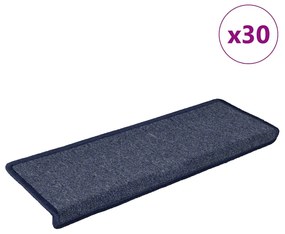 30 db szürke és kék lépcsőszőnyeg 65 x 21 x 4 cm