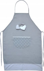 Elegáns Sorrento szürke kötény 10