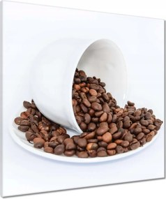 Vászonkép 60x60 Szemes kávé a szakértőnek