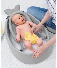 Skip Hop - MOBY 3 gyerek fürdető ergonomikus párnával, szürke