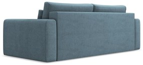 Világoskék kinyitható-tárolóhelyes kanapé 238 cm Kapua – Makamii