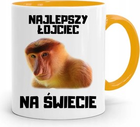 Sárga Apák Napi Bögre Apáknak A Legjobb Apáknak fényképes nyomtatással