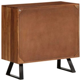 fiókos szekrény mézbarna 70x35x70 cm tömörfa akácfa