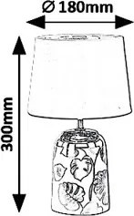 Rabalux 4548 - Asztali lámpa SONAL 1xE14/40W/230V