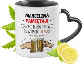 Marcelina Bögre Fekete Szív Alakú Füllel Ajándék