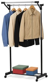 Fekete Fém Ruhafogas. 84511 BK