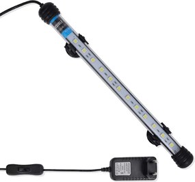 vidaXL Fehér LED-es akváriumlámpa 28 cm
