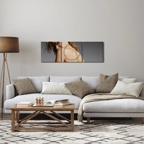 Fürdő nő képe (órával) (90x30 cm)