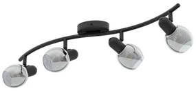 Eglo 98626 - Spotlámpa POLLICA 4xE14/28W/230V
