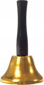 Mikulás Csengő Arany Karácsony 12CM Fém Kézi Karácsony