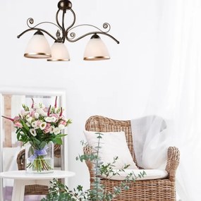 Csillár láncon RETRO II 3xE27/60W/230V