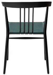 Fekete-türkiz étkezőszék Sava – DAN-FORM Denmark