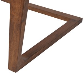 Étkezőasztal, HUXTER, Sötét Fa Színű, 180x90x75 Beliani