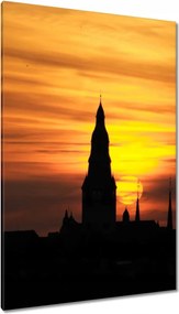 Vászonkép 80x120 Lenyugvó nap