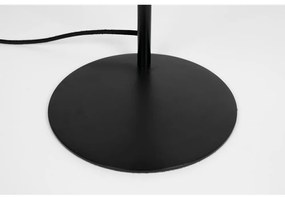 Fekete asztali lámpa textil búrával (magasság 71 cm) Jaylee – White Label