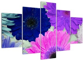 Színes virágok képe (150x105 cm)