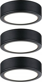 Paulmann Led bútorgarnitúra 3x3,5W fekete, meleg fehér, transzformátorral