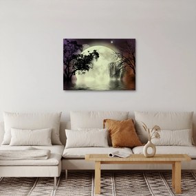 Kép - Telihold a felszín felett (70x50 cm)