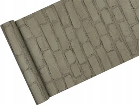 3d realisztikus tapéta Tégla, Fal sötétszürke