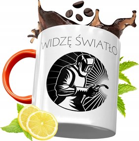 Narancssárga Bögre Hegesztőnek Tökéletes Ajándék fényképes nyomtatással