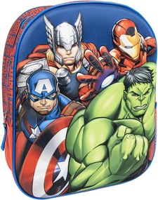 Bosszúállók Hero Squad 3D hátizsák, táska 31 cm