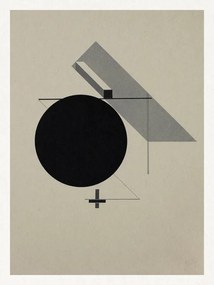 Reprodukció Abstract Composition No.4, El Lissitzky