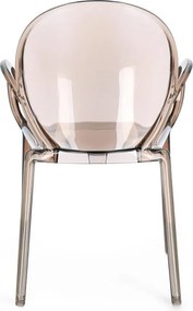 Világosbarna műanyag kerti szék Camilla – Bizzotto