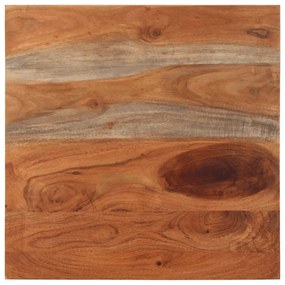 Dohányzóasztal 60x60x35 cm tömör fa akácfa