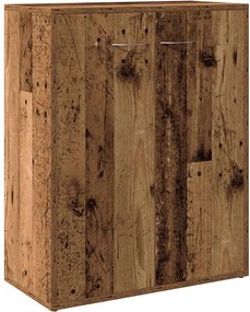 vidaXL antik fa színű szerelt fa tálalószekrény 60x30x75 cm