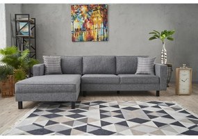 Sarokkanapé Kale Linen Balos - Szürke