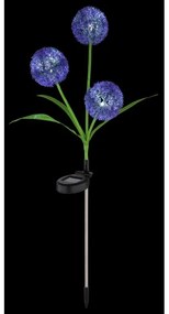 Globo 33599P - LED Napelemes lámpa SOLAR 3xLED/0,06W/3V 5000K IP44 lila
