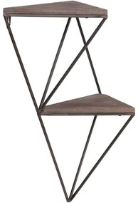 Fali polc 30x33 cm fenyő