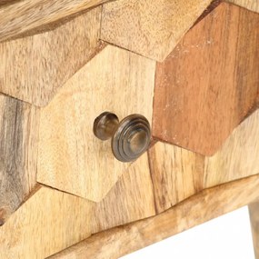 tömör mangófa TV-szekrény 90 x 30 x 50 cm