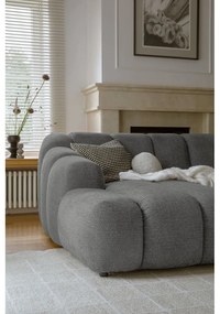 Szürke sarokkanapé (bal oldali-heverő résszel) Shell – Miuform