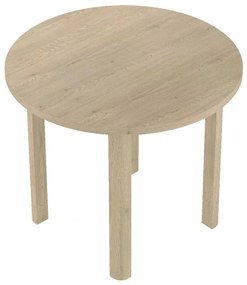 Adam étkezőasztal - 80 cm átmérő, cremona tölgy