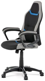 Gamer Irodai Forgószék Fekete Szövet Kárpittal KA-L611 BLUE