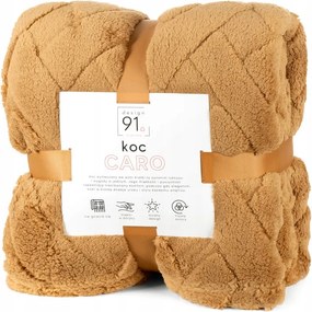 Ágytakaró 200x220 Caro mézszínű mikroszálas D91