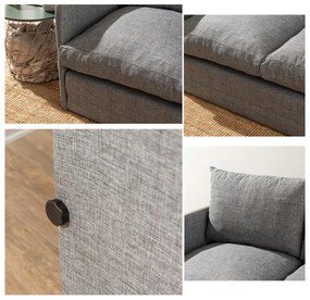 Széthúzható kanapé Sagoretti XL (világosszürke). 1107021