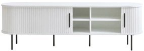 Fehér TV-állvány 180x56x45 cm Nola – Unique Furniture