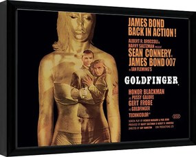 Keretezett poszter James Bond - Goldfinger - Projection