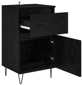 Széf fiókkal Musta tammi 35 x 40 x 70 cm Faanyag