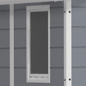 Keter MANOR 6x5 DD ablakos és kétajtós szerszámos ház