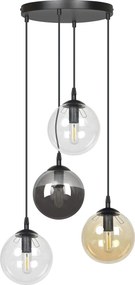 Emibig modern függeszték cosmo fekete emi714/4prem