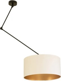 LED állítható csillár rúddal GORTA 1xE27/60W/230V fehér/arany