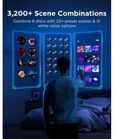 Govee - Galaxy Light Projector 2 Pro Matter Wi‑Fi hangszóróval