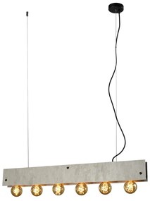 ONLI - Csillár zsinóron ARGO 6xE27/22W/230V szürke