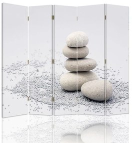 Gario Paraván A kövek nyugalma Méret: 180 x 170 cm, Kivitelezés: Forgó paraván 360°